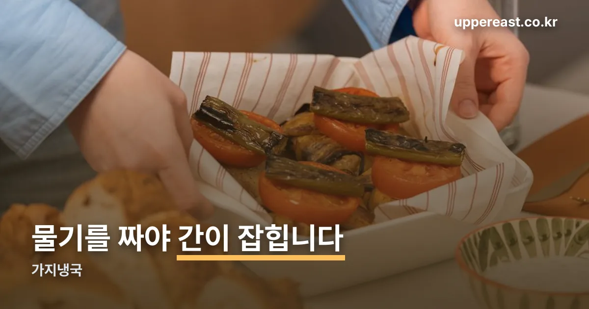 가지냉국 정리 썸네일