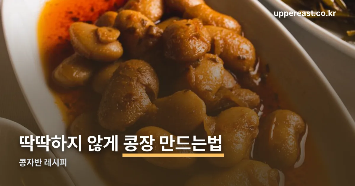 콩장 만드는법 정리 썸네일
