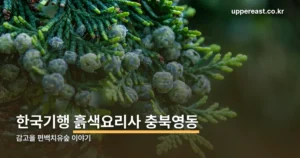 한국기행 흙색요리사 충북영동 정리 썸네일