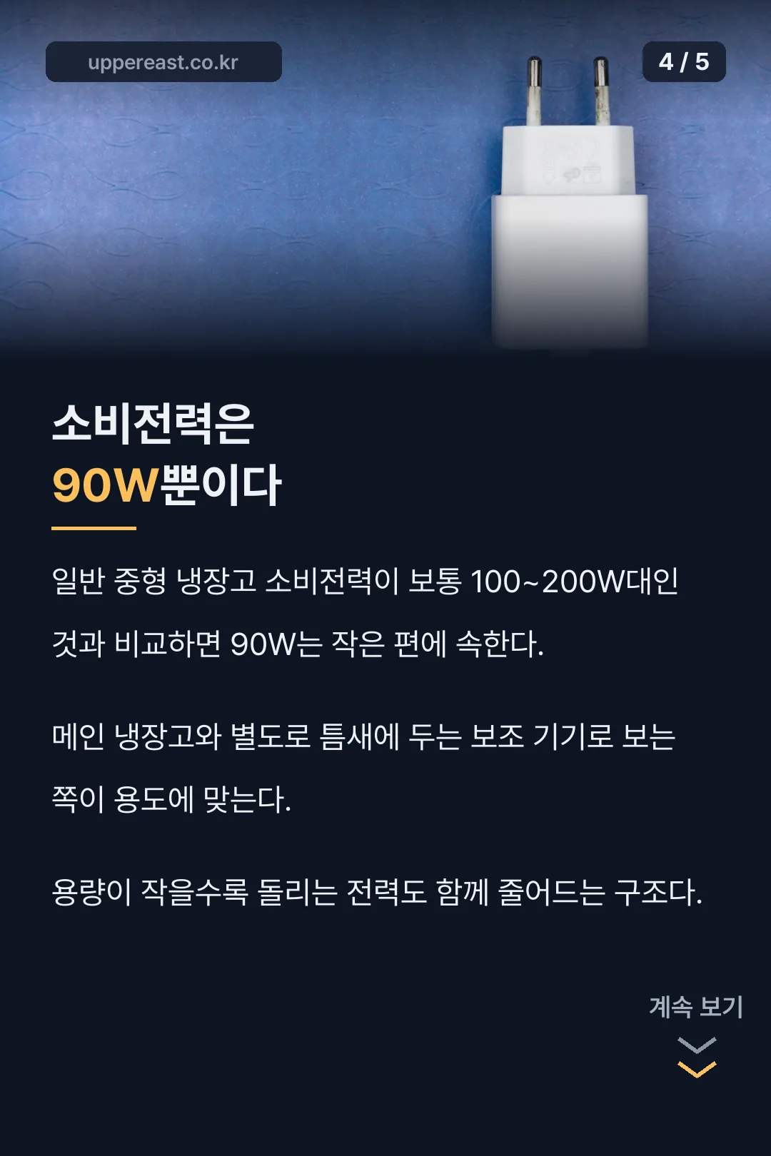 소비전력 비교